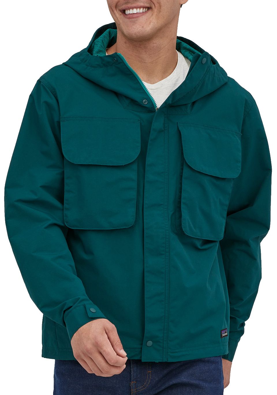 Patagonia Giacca Men's Isthmus Utility Jacket Dark Borealis Green Verde