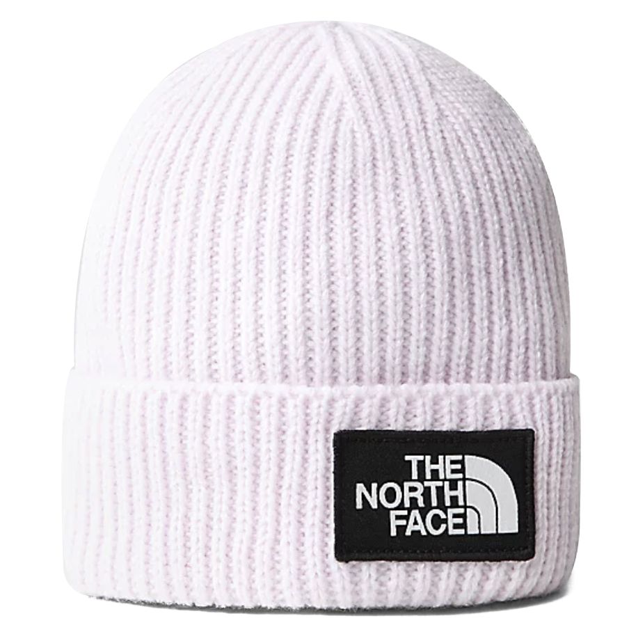 The North Face Cuffia Logo Box Cuffed Beanie Lavender Unisex » ModeOn ...