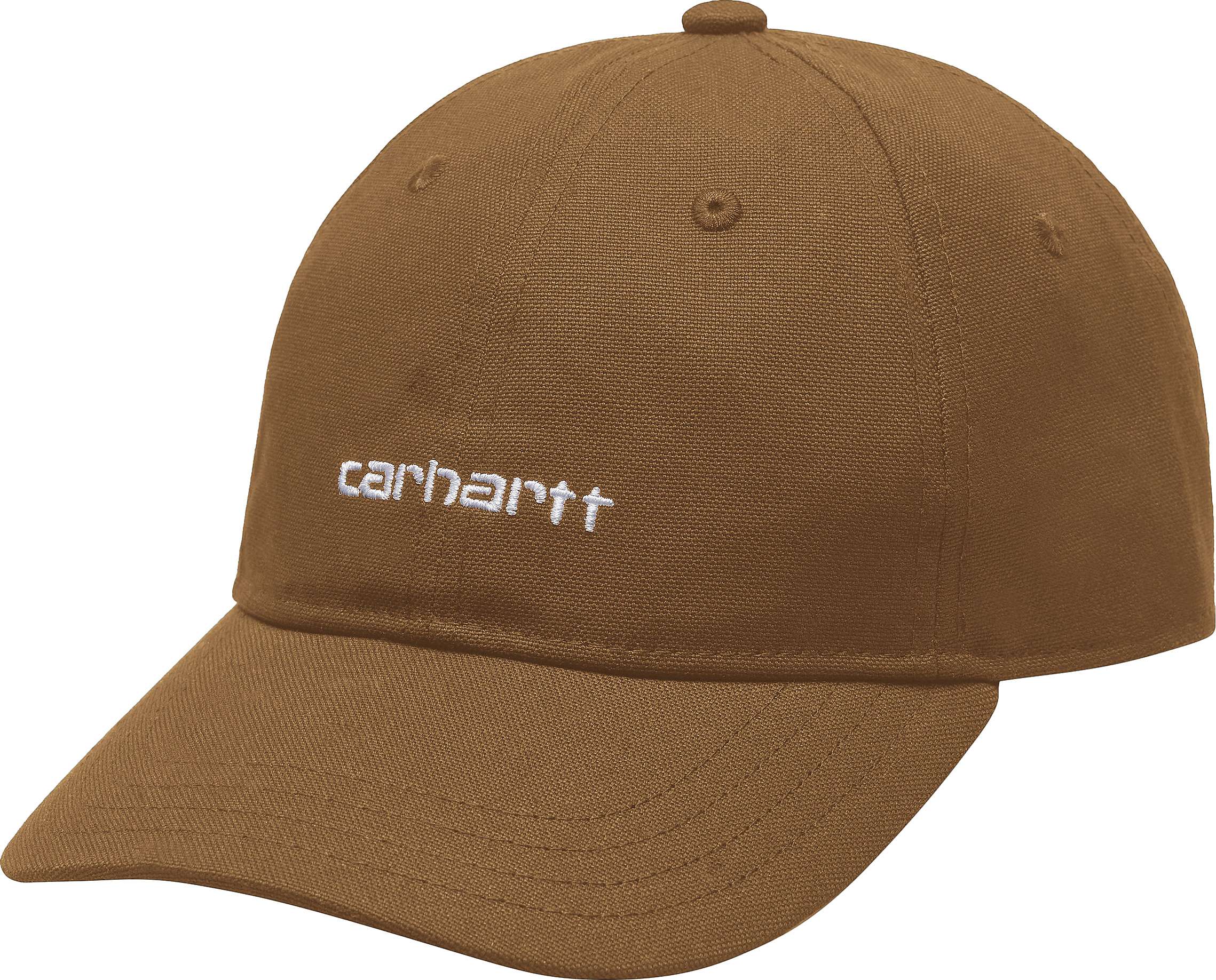 Carhartt Wip Cappello Canvas Script Cap Tamarind White Marrone Uomo ...