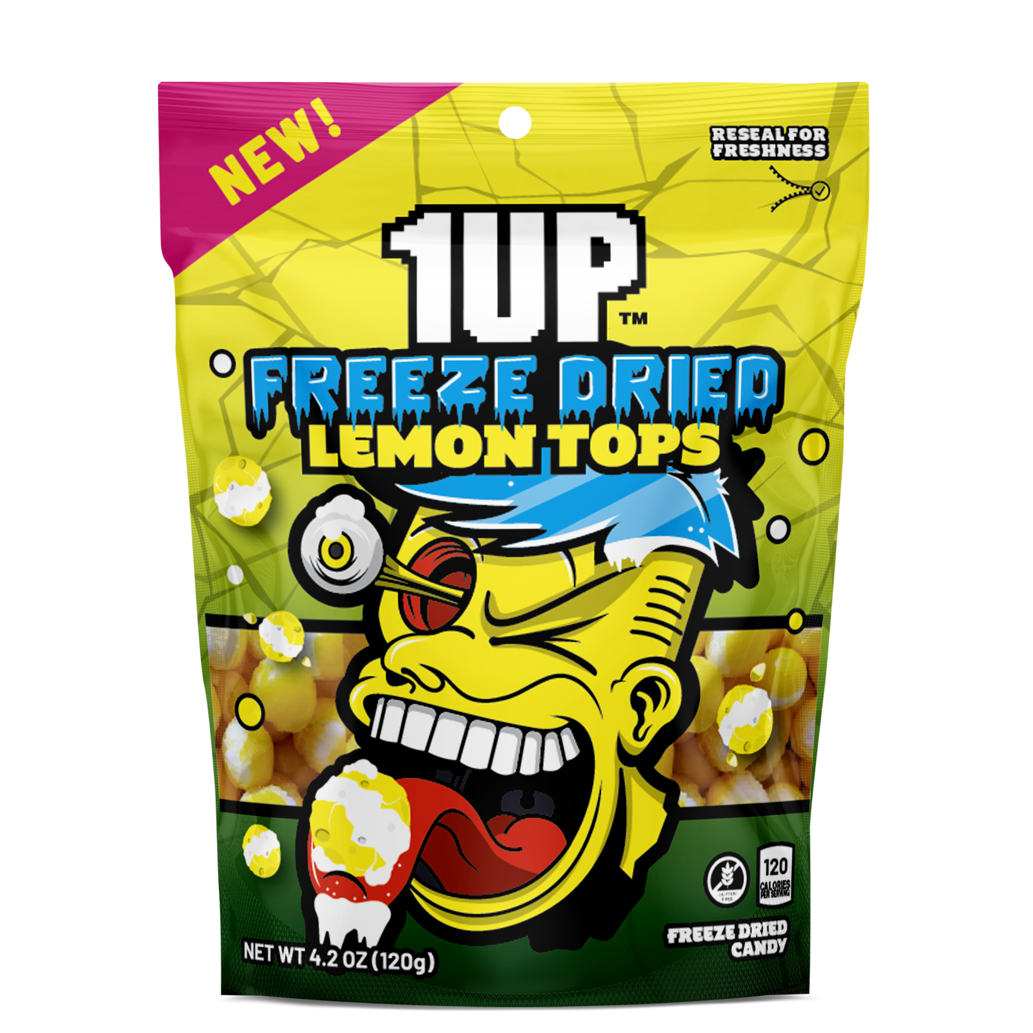 Freeze Dried Lemon Tops - 1UP Candy product image