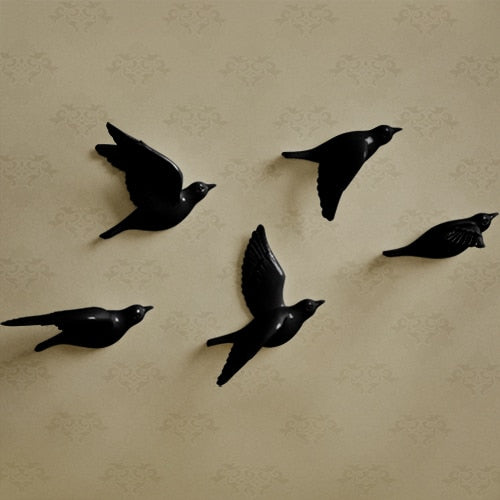 birds flying wall art