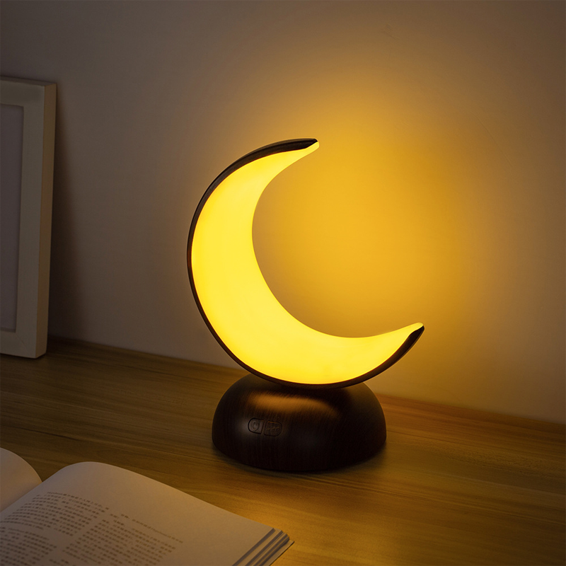 crescent moon wall light