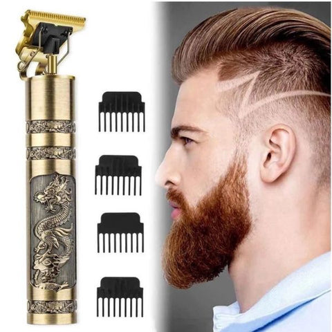 uma-maquina-de-cortar-cabelo-barbeador-eletrico-modelo-de-dragao-e-um-homem-com-o-cabelo-cortado-e-desenhado-bem-como-a-barba-feita-e-aparada