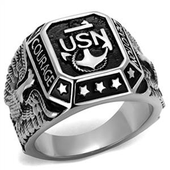 CJE2325 Wholesale Men's Stainless Steel United States Navy Ring