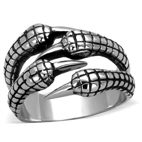 Stainless Steel Claw Grasp Ring