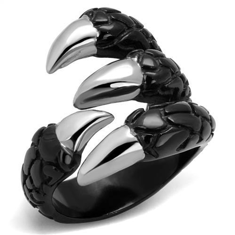 Unisex Two-Tone Monster Claws Ring
