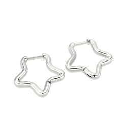 Minimalist Stainless Steel Star Earrings