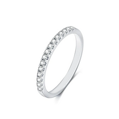 Wholesale Women's Pave Moissanite Stackable Ring