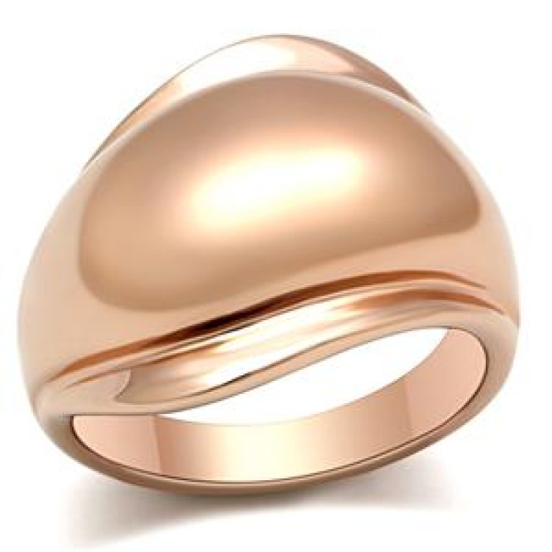 CJ351 Wholesale Rose Gold Modern Dome Ring_CeriJewelry