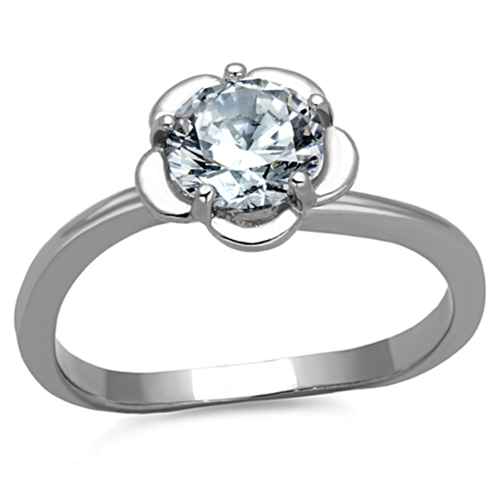 Stainless Steel AAA Grade CZ Ring