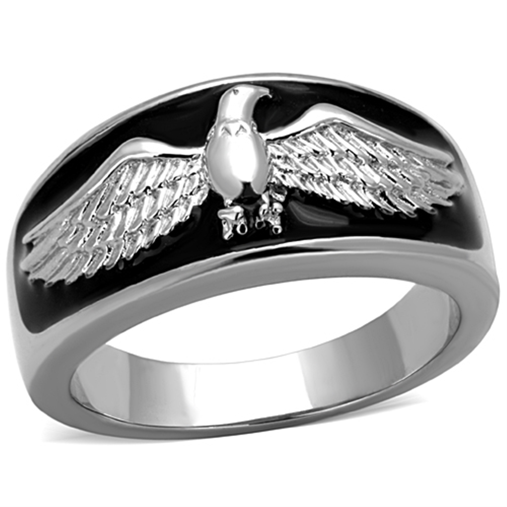 Stainless Steel Eagle Epoxy Ring from CeriJewelry