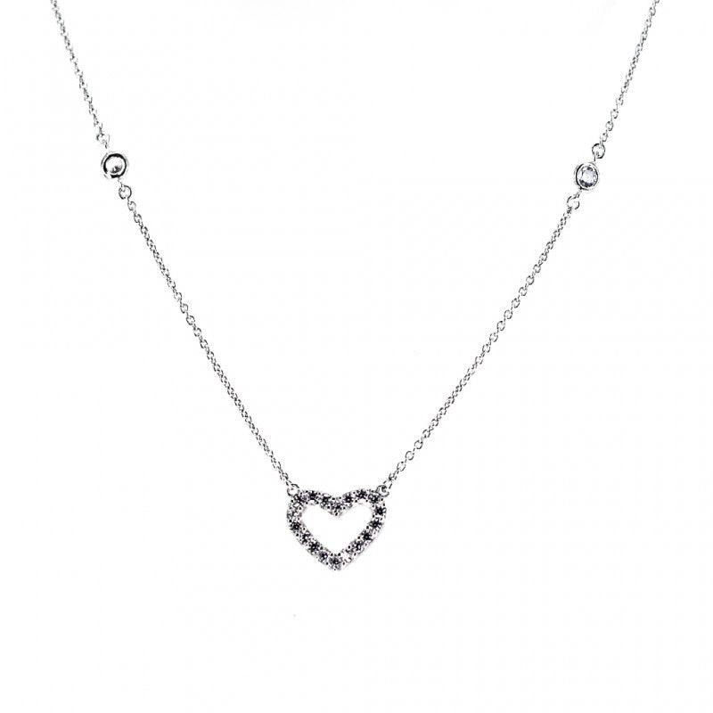 4320 CZ By The Yard Necklace Sterling Silver 925 from CeriJewelry