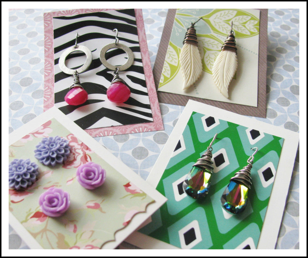 Earring Cards from Blog rings-things