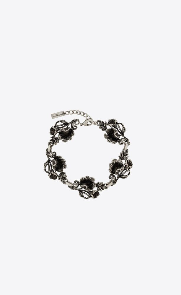 Saint Laurent Men's Romantic Flower Bracelet