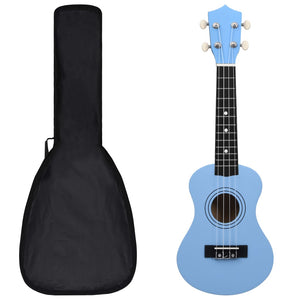 Sopran-Ukulele-Set mit Tasche Babyblau 21