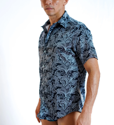 Camisa Paliacate - Negro/blanco