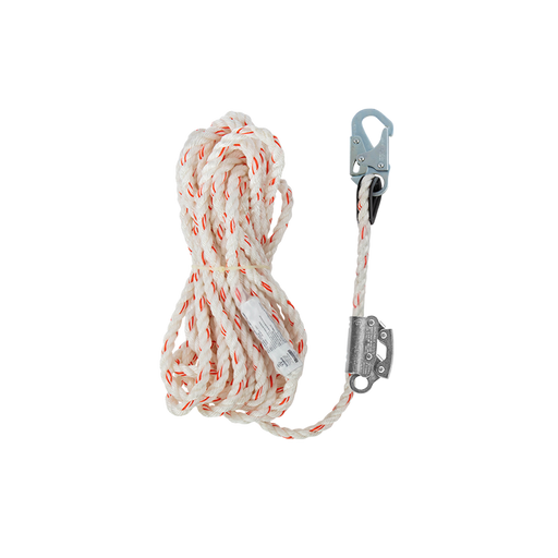 FSP 5/8� Rope Lifeline with Snap Hook and Rope Grab Attached - 25