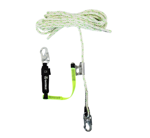 FSP 5/8� Rope Lifeline with Snap Hook and Rope Grab Attached - 25