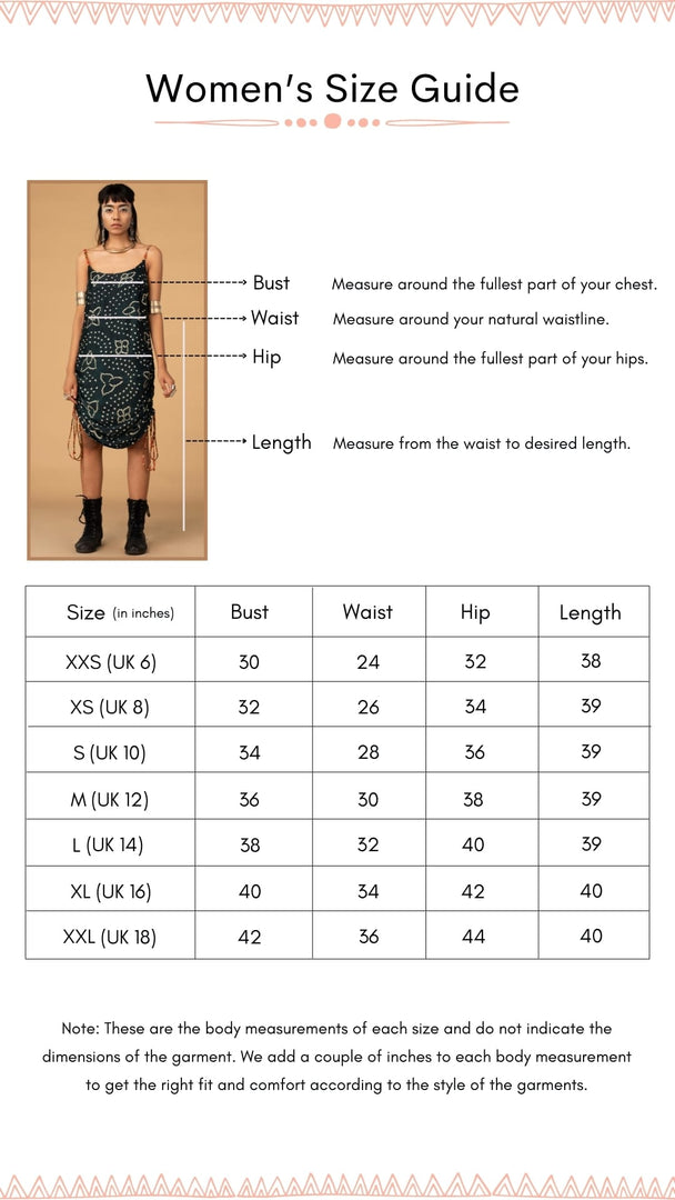 Size Guide – The Ikat Story