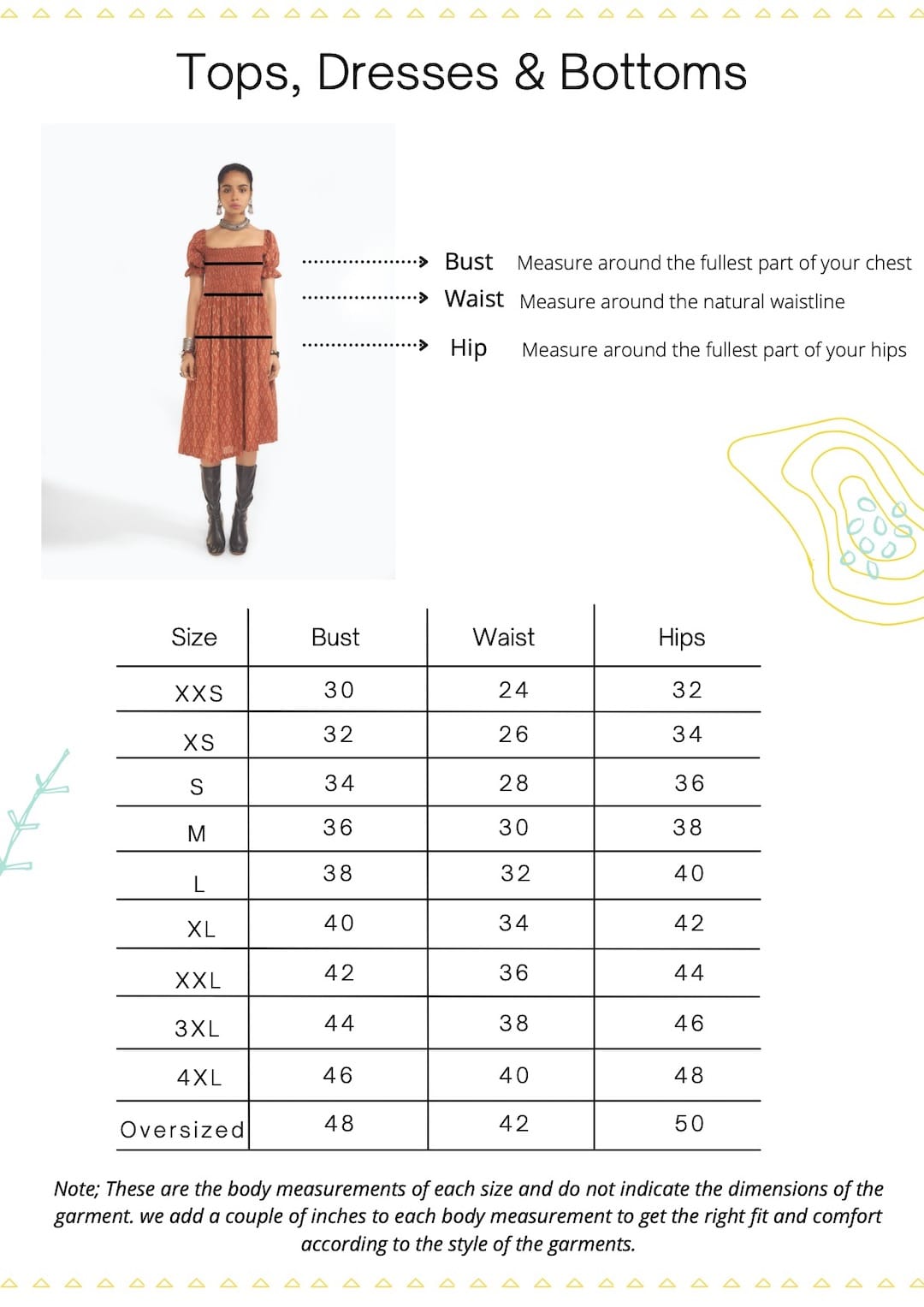 Female Size Guide