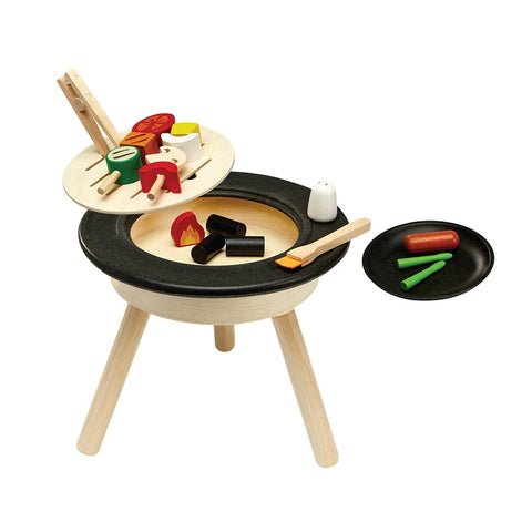 PlanToys BBQ Play Set is a high-quality wooden toy that will last for generations