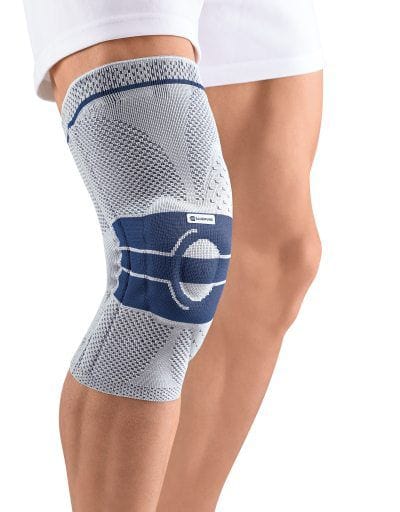 Bauerfeind Sports Knee Support NBA - Officially Licensed Basketball Brace  with Medical Compression - Sleeve Design with Omega Gel Pad for Pain Relief