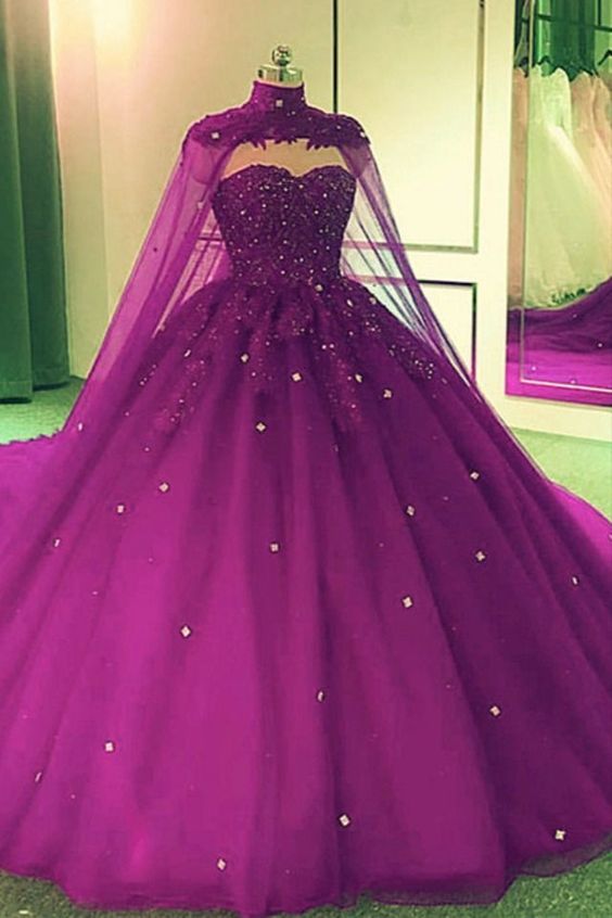 purple and black sweet 16 dresses