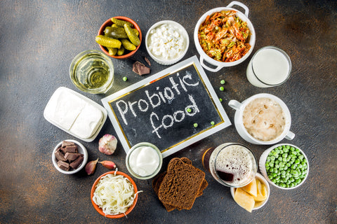 samples of probiotic food