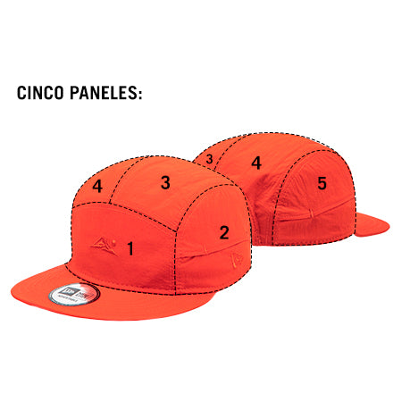 Tipos de gorras: de cinco paneles