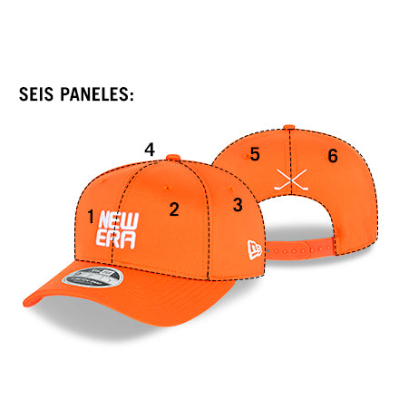 Tipos de gorras: de seis paneles