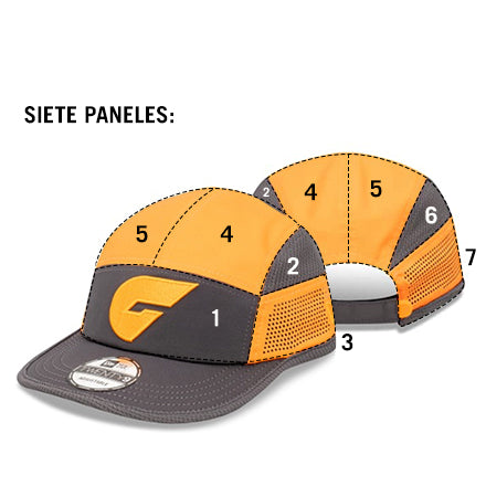 Tipos de gorras: de siete paneles