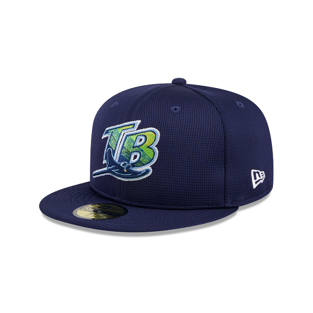GORRA NEW ERA CAP TAMPA BAY RAYS MLB BATTING PRACTICE 2025 59FIFTY CERRADA en STOCK