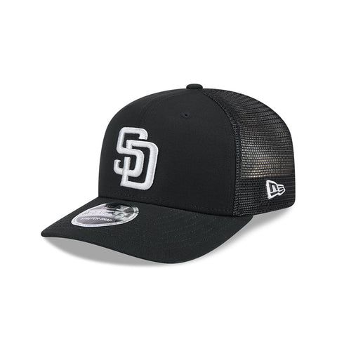 San Diego Padres MLB Trucker Canvas 9SEVENTY Snapback Negra
