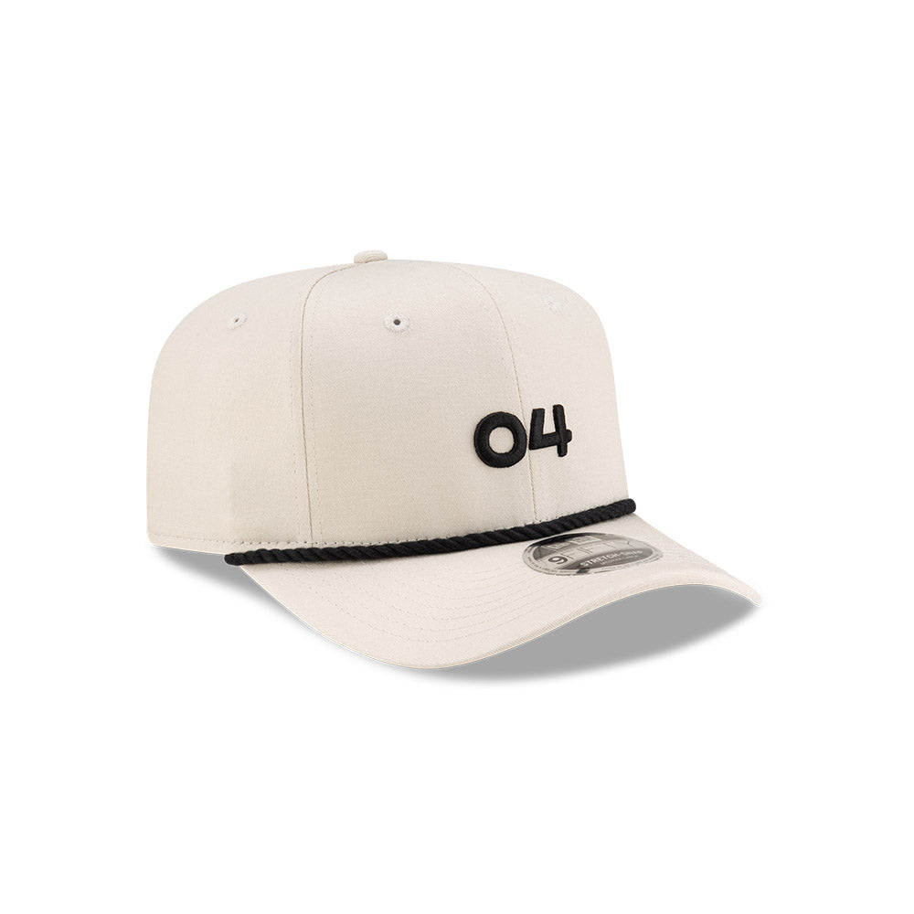 GORRA NEW ERA CAP MCLAREN RACING SEASONAL COLLECTION LANDO NORRIS 9FIFTY SNAPBACK BLANCA en STOCK