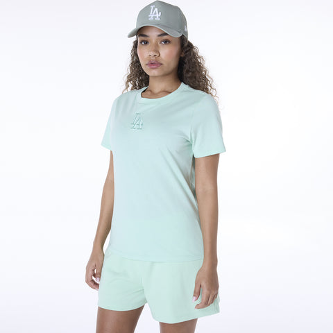 Playera Manga Corta Los Angeles Dodgers MLB Women's League Essentials Verde para Mujer