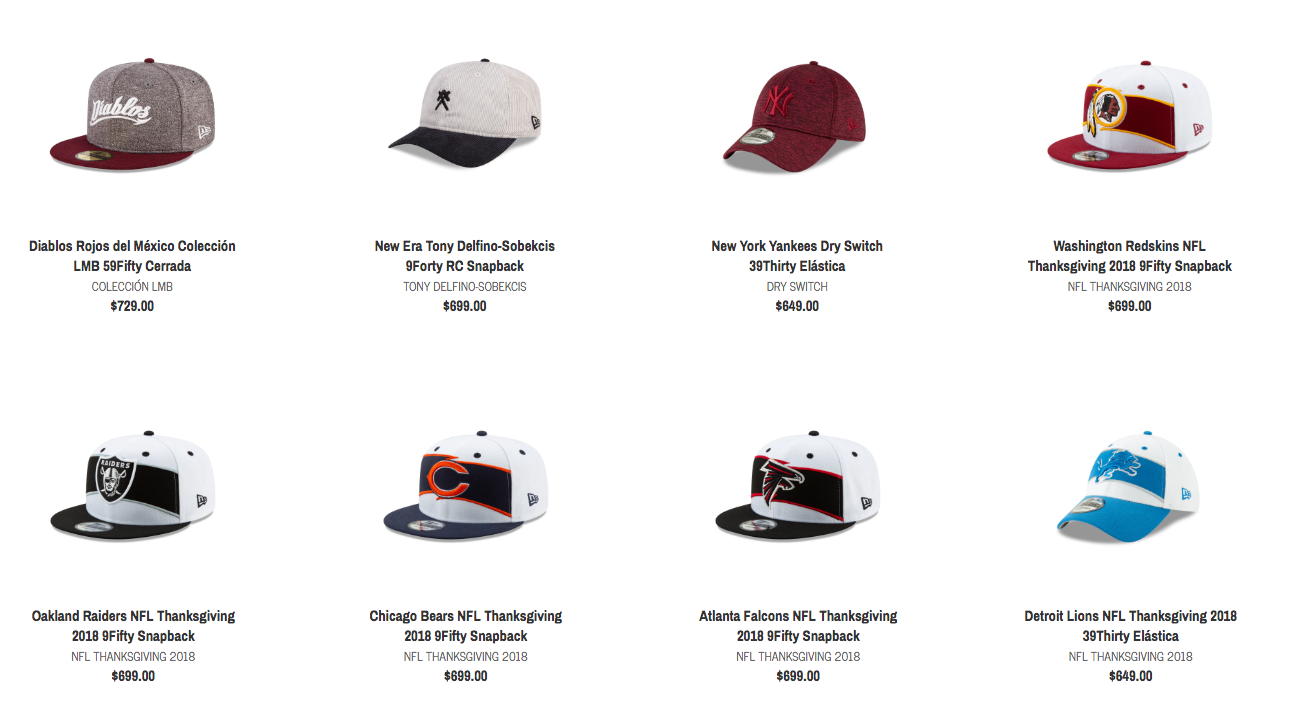 Cómo comprar gorras New Era Online