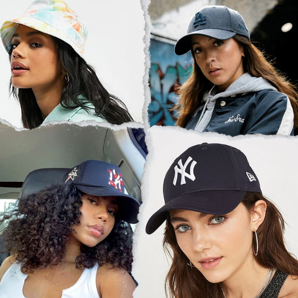 Peinados con gorra: cabello ondulado o con rizos