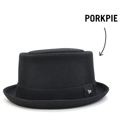 Tipos de sombreros: porkpie