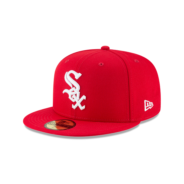 Gorra plana roja ajustada 59FIFTY Essential de Los Angeles Dodgers MLB de New  Era