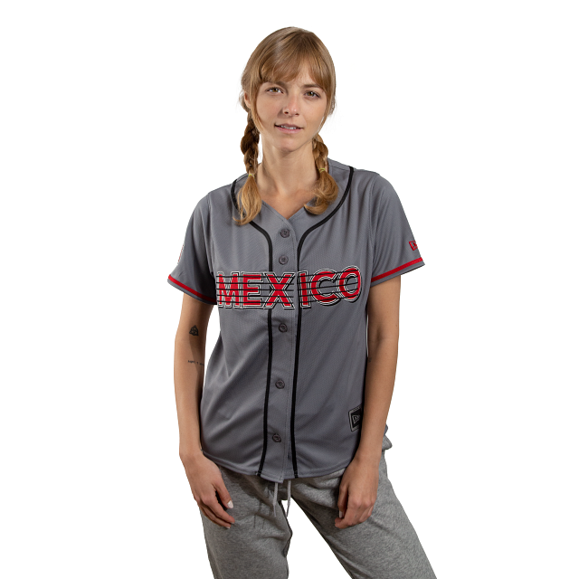 Women's Mexico 2023 Alternate Baseball Jersey - All Stitched - Vgear