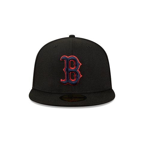 Gorra cerrada MLB Boston Red Sox azul y roja SKU V200
