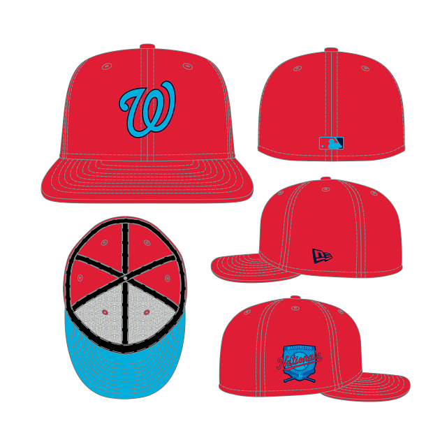 New Era Washington Nationals MLB Fathers Day 2021 59Fifty Cerrada