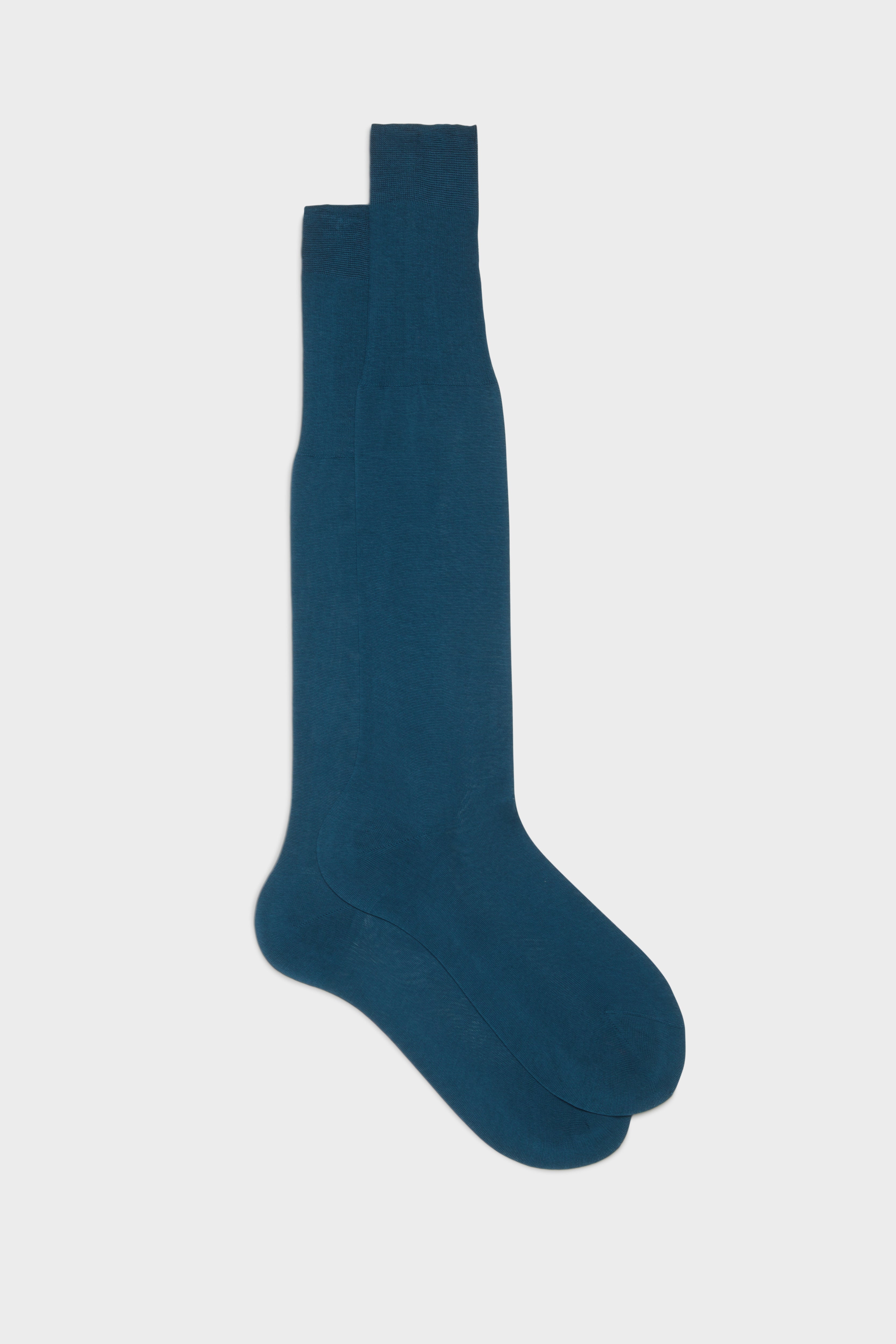 BRESCIANI - men's socks:Lorenzo style. Cotton. Blue – Bresciani Shop