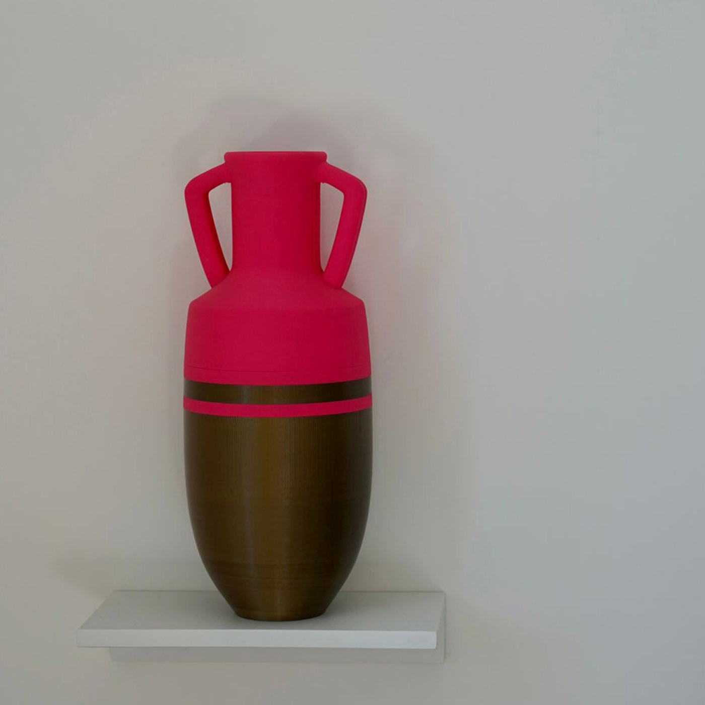 Ottaviano XL Bronze And Fucsia Amphora - Alternative view 1