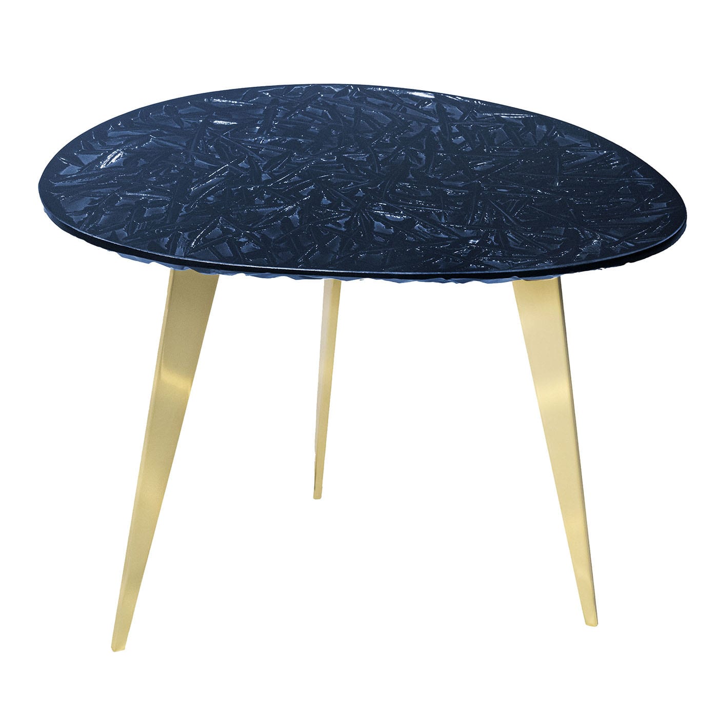 Notte Blue & Silver Coffee Table - Main view