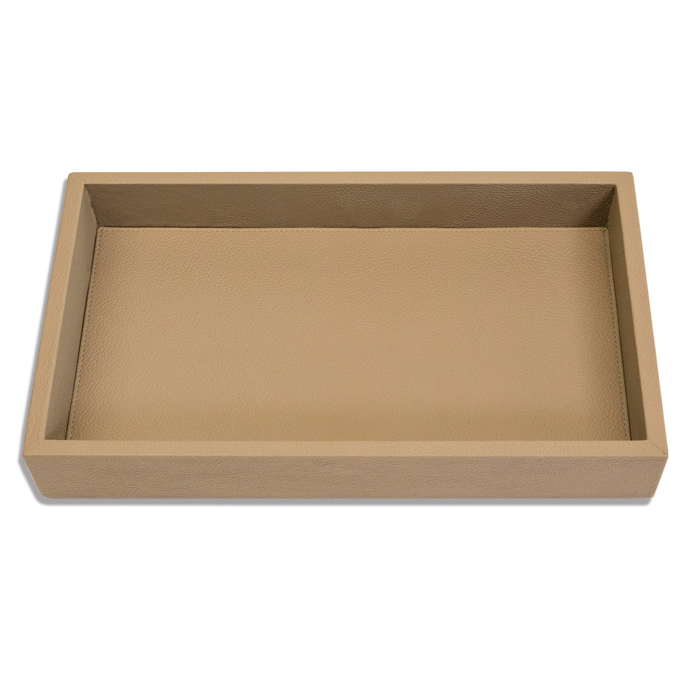 Milano Gray Leather Letter Tray - Alternative view 2