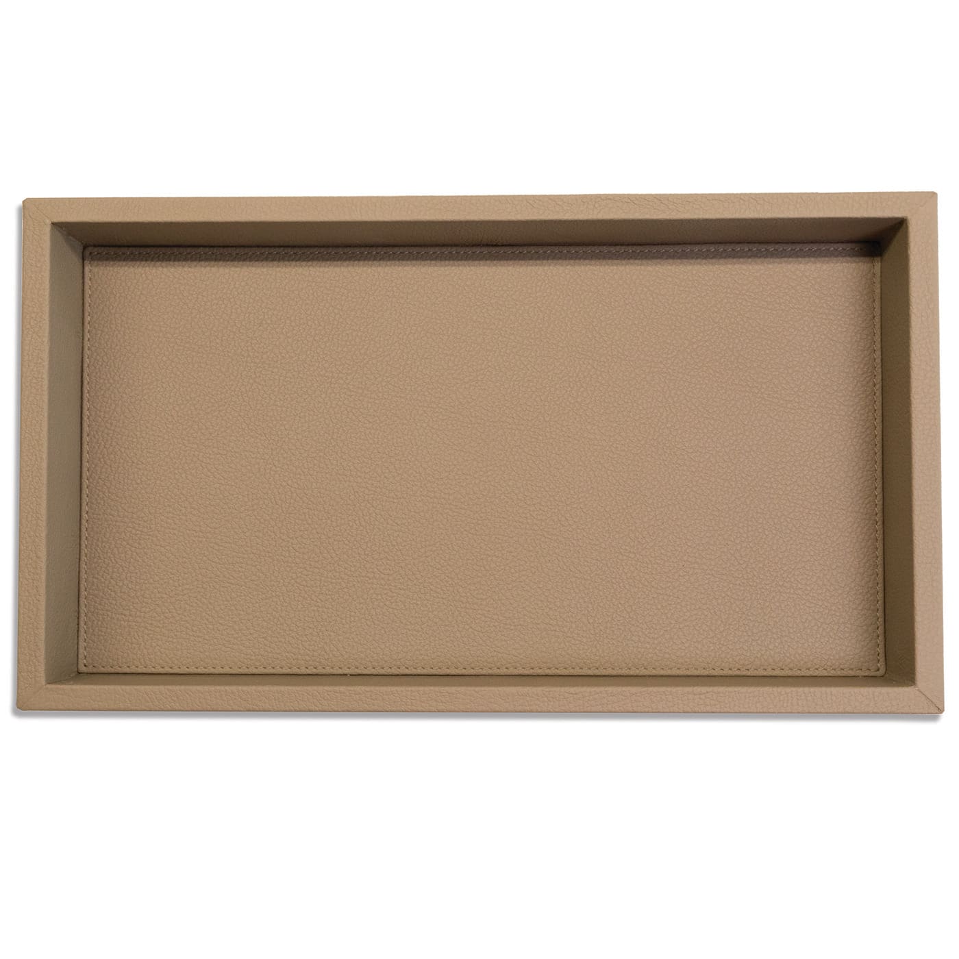 Milano Gray Leather Letter Tray - Alternative view 3