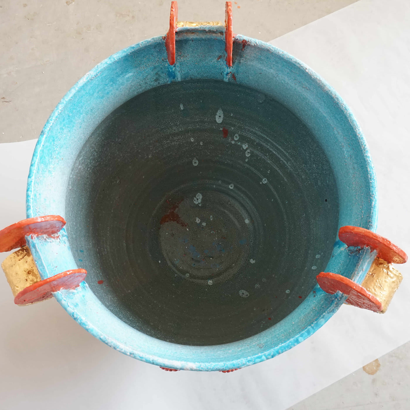 Light Blue Etruscan Vase - Alternative view 1