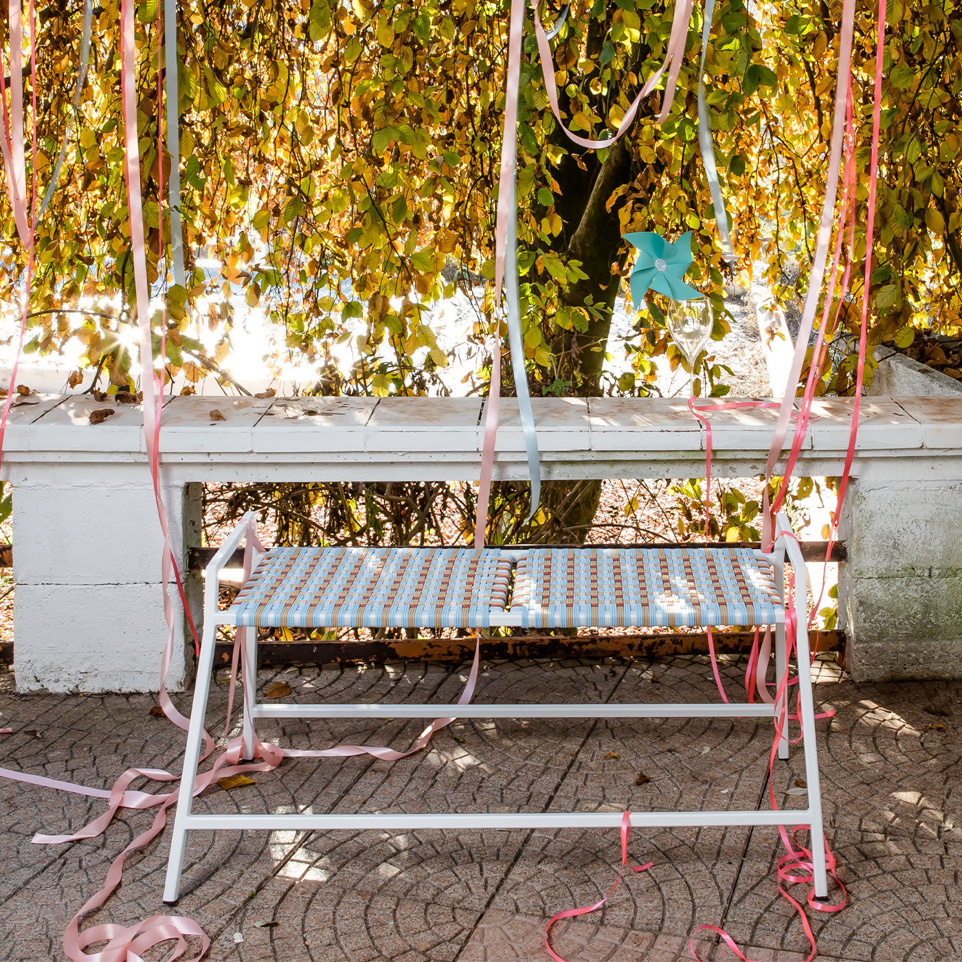 Adele White/Multicolor Bench - Alternative view 4