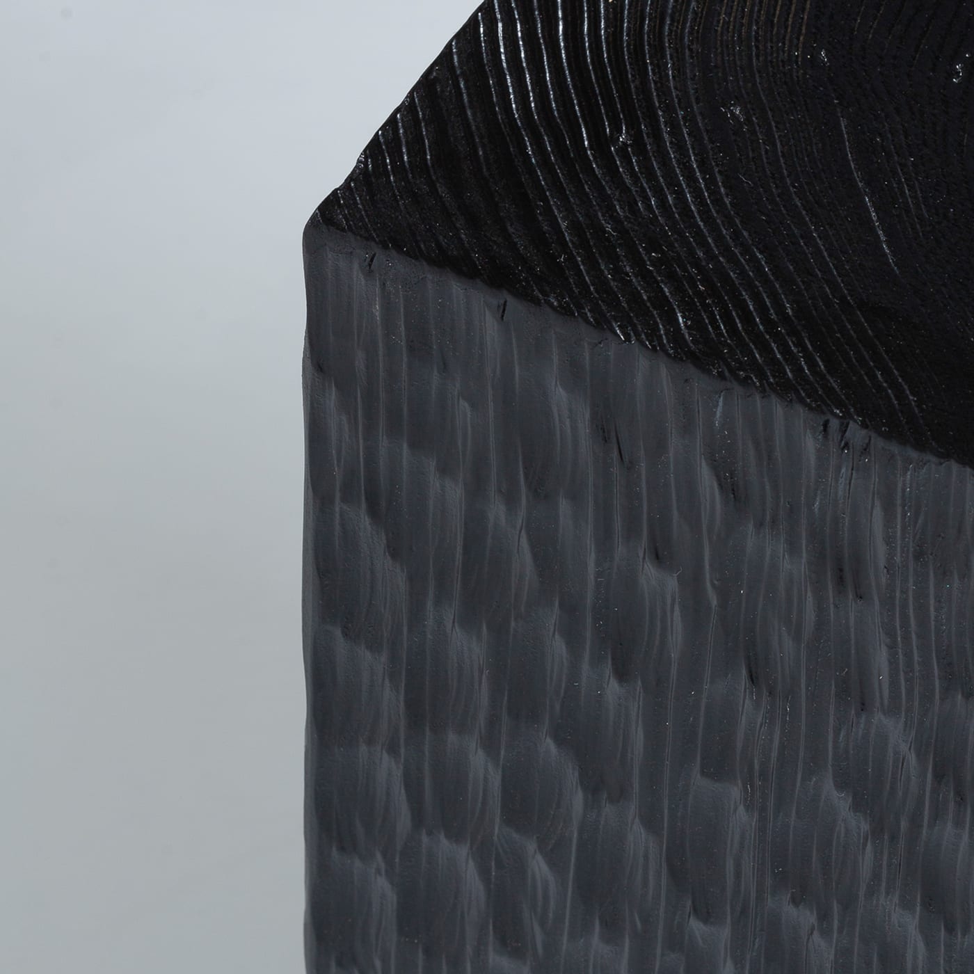 Quartus II Carved Black Stool - Alternative view 1